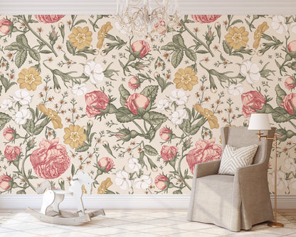 Wallpaper Anastasia Vintage Flowers