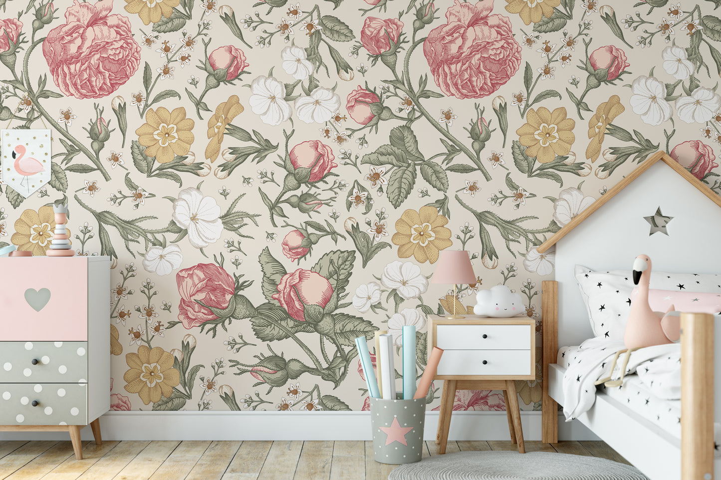 Wallpaper Anastasia Vintage Flowers