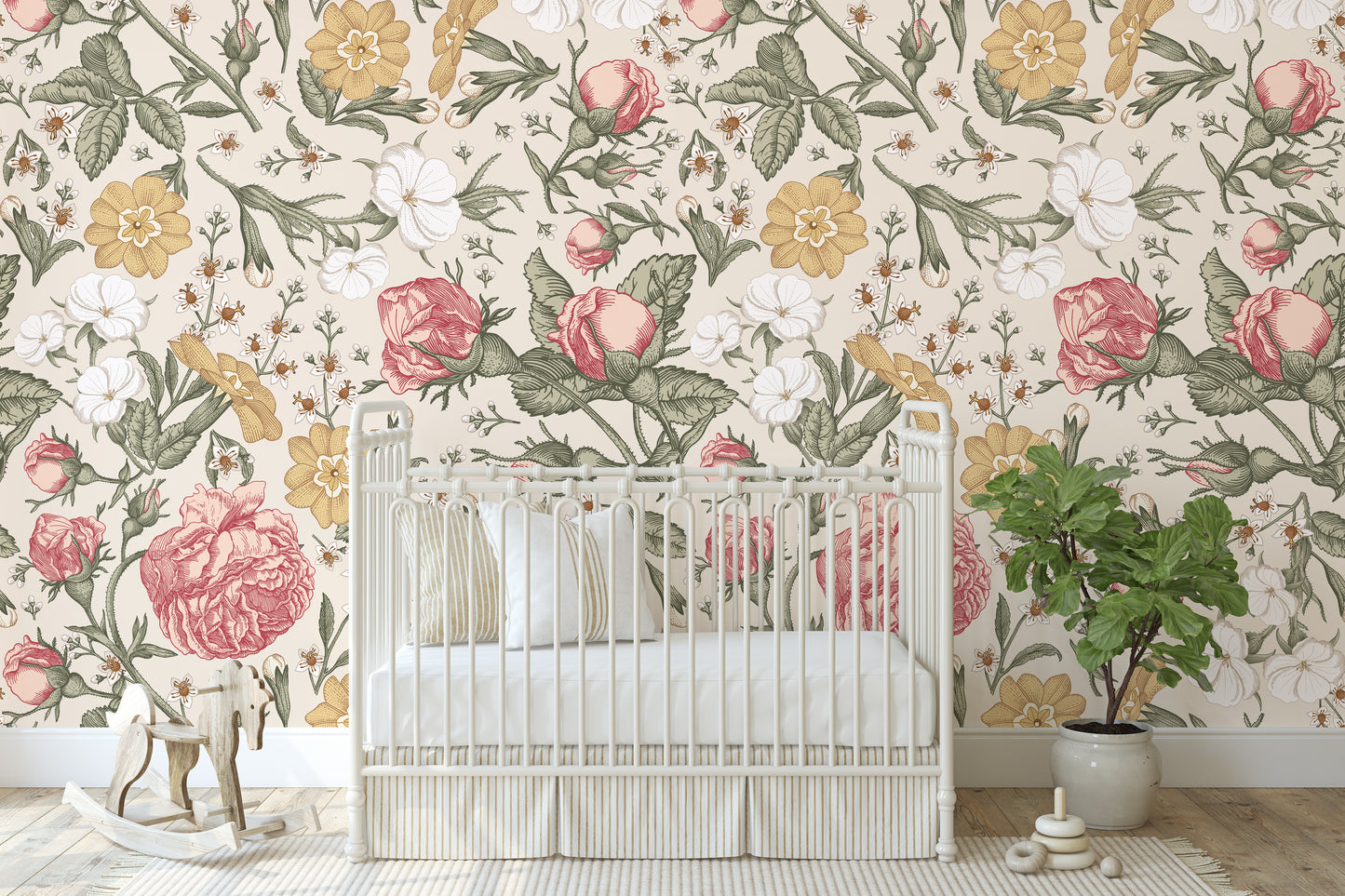 Wallpaper Anastasia Vintage Flowers