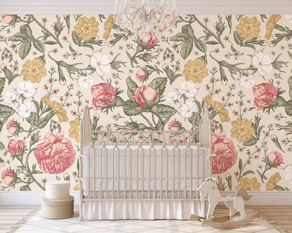 Wallpaper Anastasia Vintage Flowers