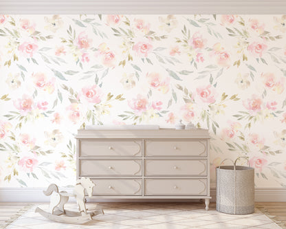 Wallpaper Delaney Blush Pink