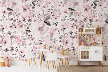 Wallpaper Rosie Pink Floral